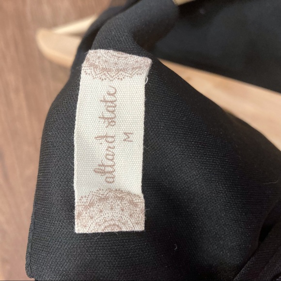 Altar’d state M black gold embroidered FNF dress - Picture 8 of 16